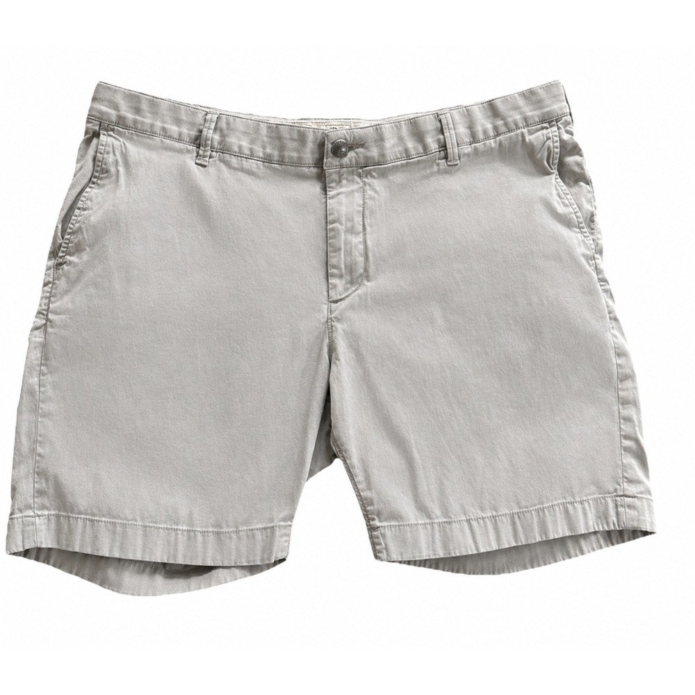 Faherty Golf Shorts Men 38 Gray Stretch Chino